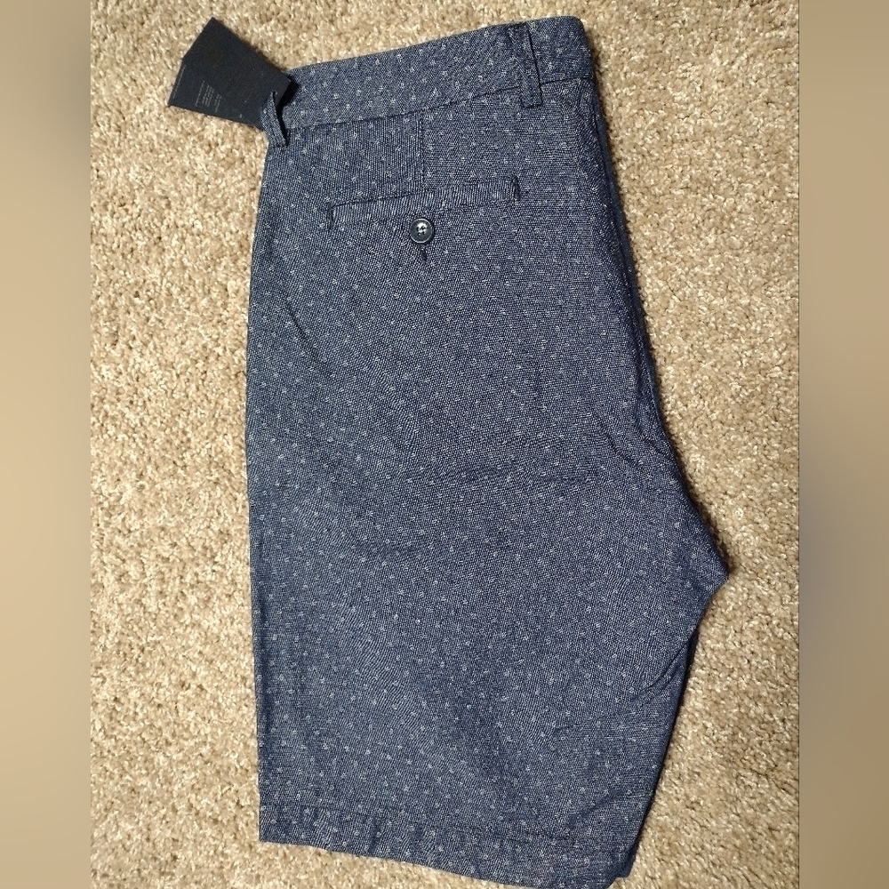 Good Man Brand Polka Dot Indigo Chino Shorts NWT - Picture 9 of 9